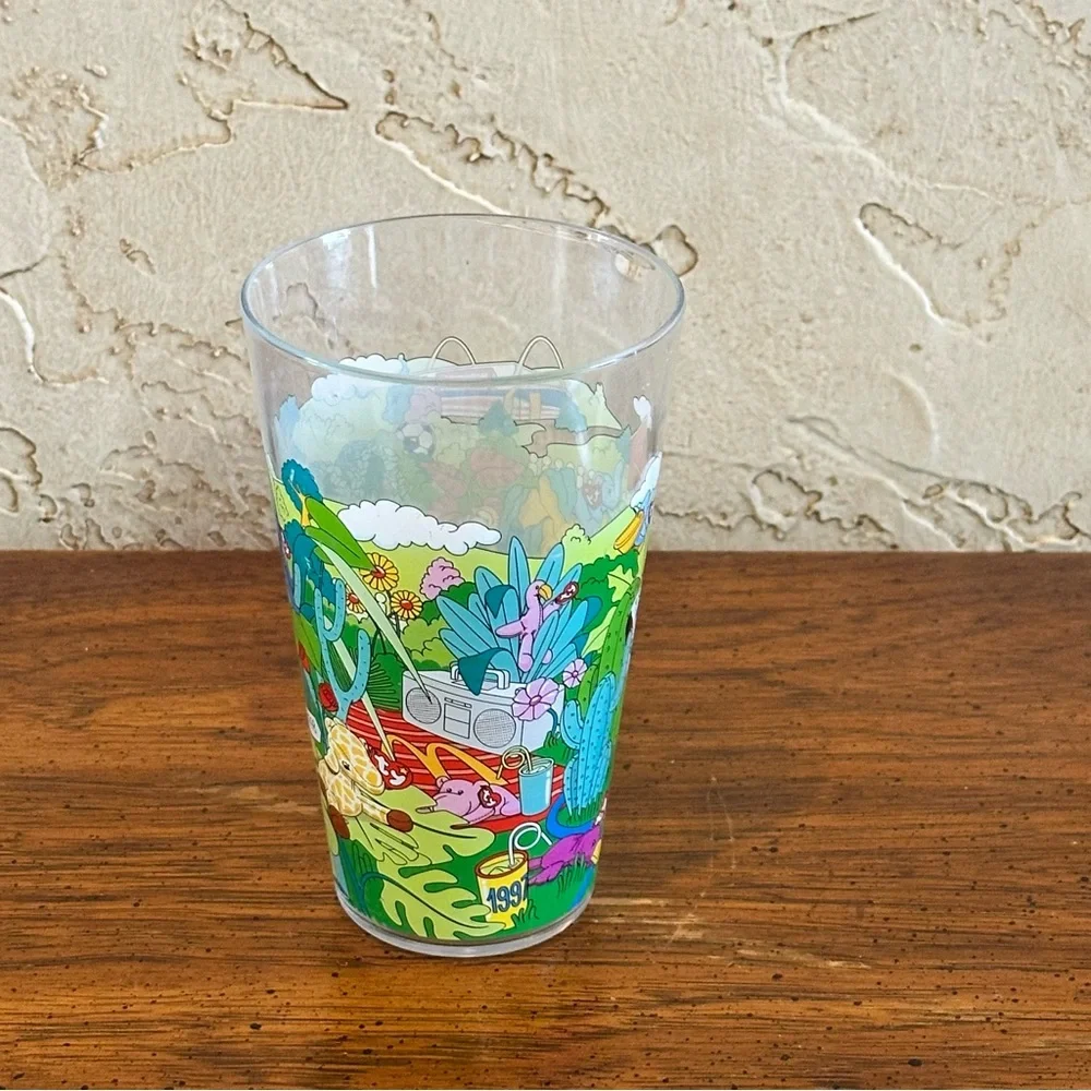 McDonald's 2024 Collectors Edition Plastic Cup Tumbler with 90s Ty Beanie Babies